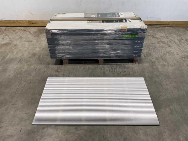 13,3m² HDM akoestische wandpanelen Clair White 138,8x20,1 cm