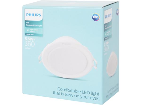 2 Stuks - Premium Philips Inbouwspot - Zacht Licht