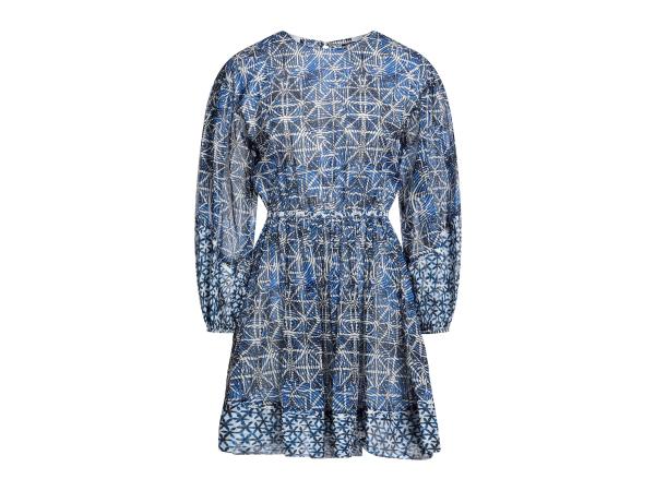 Maje Jurk Maat 38 Blauw print