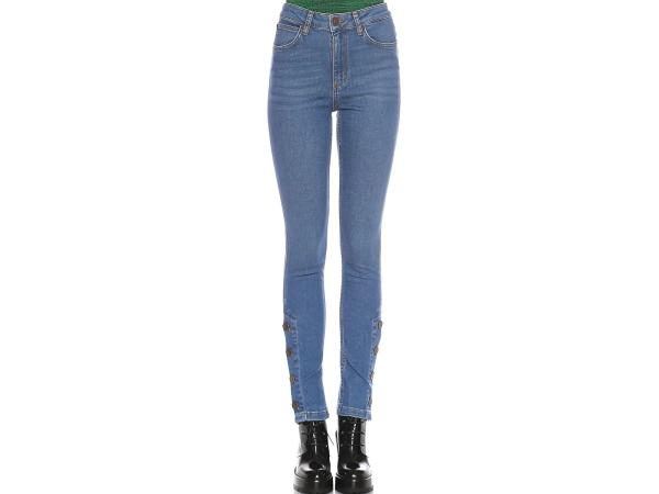 Sandro Skiny Jeans Maat 34 met knopen