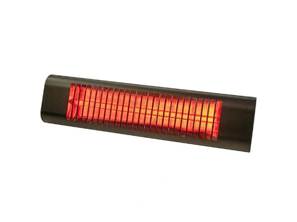 W2Go Red Line Terrasverwarmer op Stekker  2,0 kW Carbon Heater - Zwart