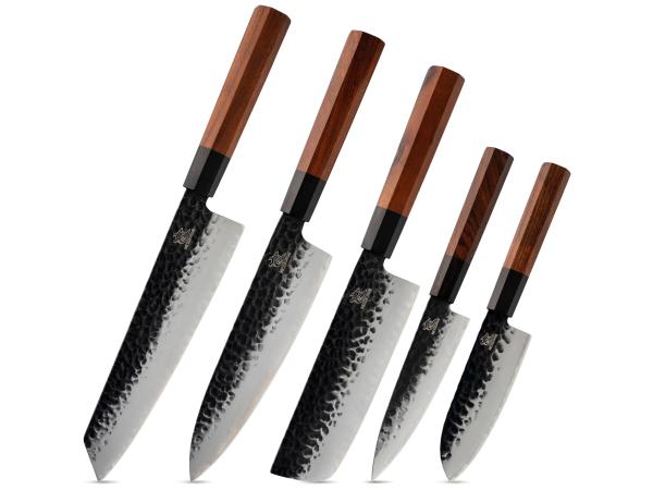 Messerhai 5dlg Messenset AUS10 Damascus Inaka