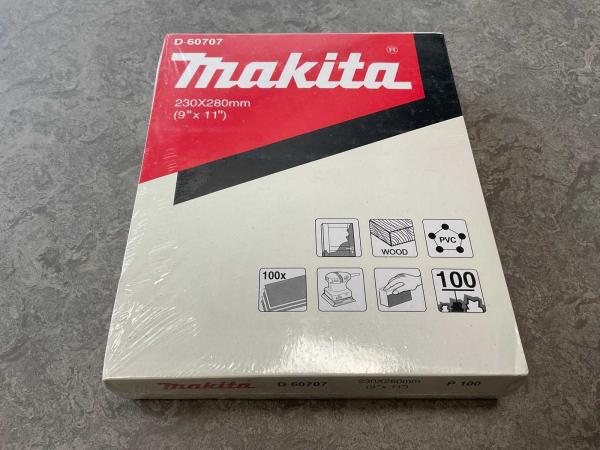5x Makita K100 schuurpapier 100-pack