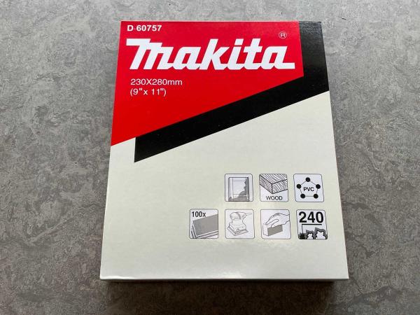 5x Makita D-60757 Schuurpapier 100-pack