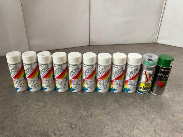 Motip spray- en lak set 11-delig