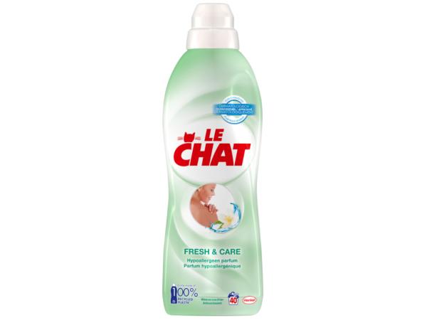 10x Le Chat Fresh & Care Wasverzachter - 880 ml 
