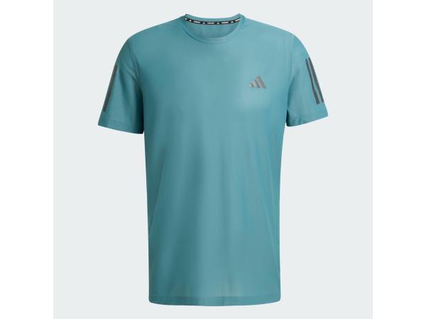 Adidas (maat M) heren T-shirt - Own The Run - JW9799