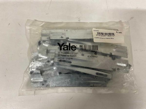 6x Raamhechtingset verzinkt 130mm