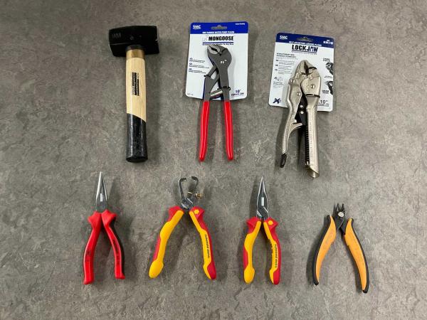 Handgereedschap set diverse 7-delig