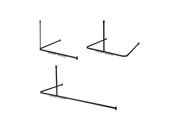 Sealskin douchegordijnstangset Easy Roll 90×90×90cm