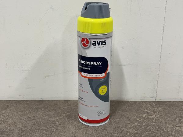 5x AVIS fluorspray geel 500ml