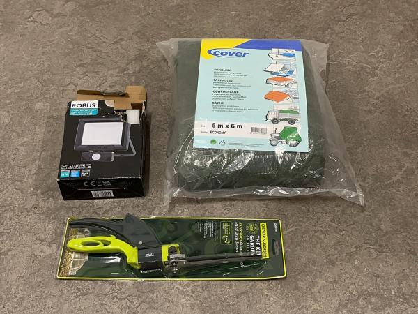 Tuin- en verlichtingsproducten set 3-delig