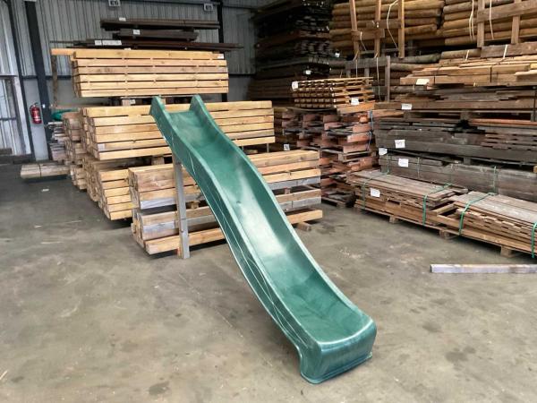 Kunststof glijbaan Groen 290 cm