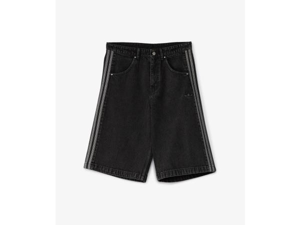 Adidas (maat 30") denim shorts - Adicolor Firebird - JC6719