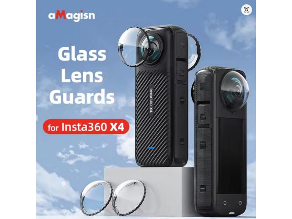 Amagis Voor Insta360 X4 Lens Guard Premium Glas