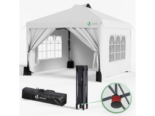 Tuinpaviljoen 3×3 m — Pop-Up & waterdicht