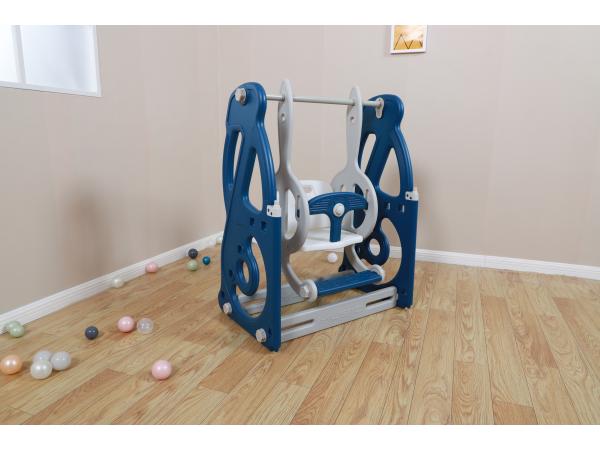 Babyschommel Puppy - Blauw -  100 x 69 x 90cm