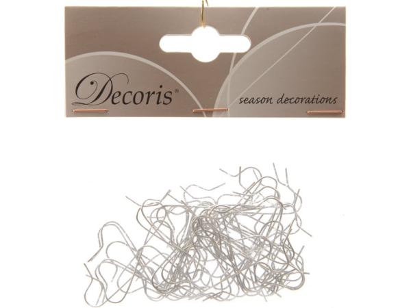 2500x Decoris Kerstboomhaakjes 4cm