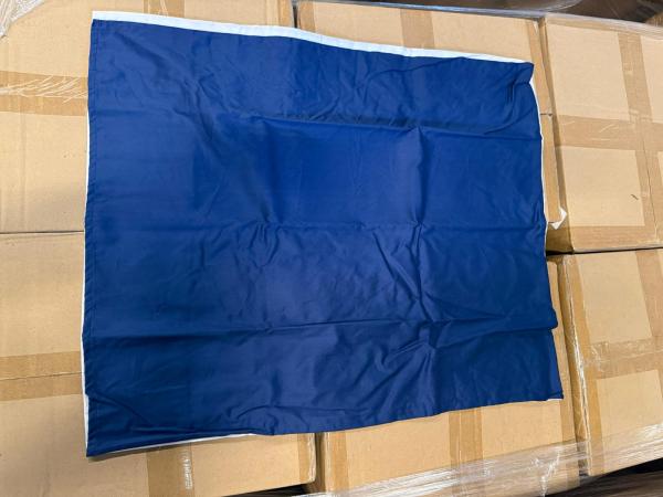 Partij kussenslopen – ca. 800 stuks – blauw/wit – 60x70 cm