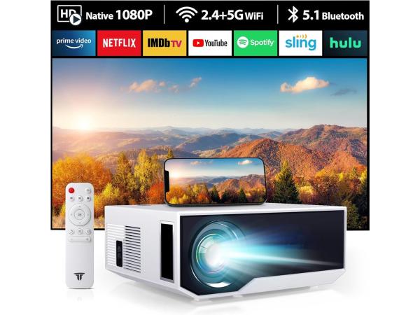 ZDK 2024 Beamer – 4K Support, 20.000 Lumen, Bluetooth