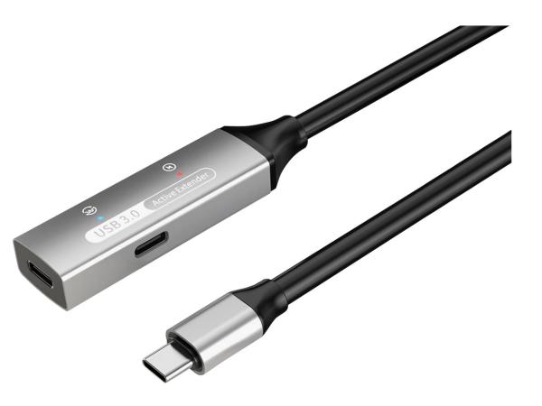PremiumCord Actieve USB-C-verlengkabel met repeater 10 m