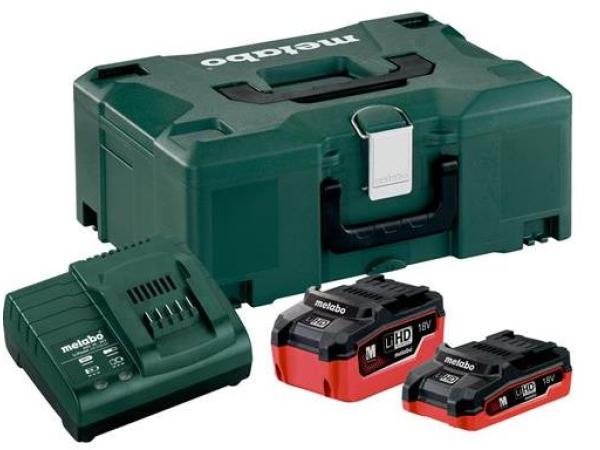 Metabo starter set Li-HD accu's met snellader