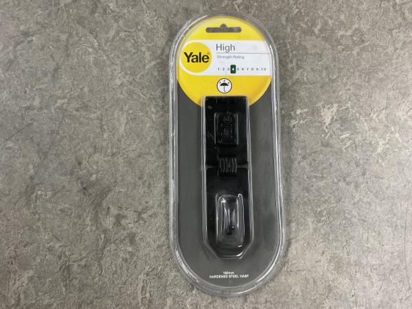7x Yale - 160 mm - zwart overvalslot staal
