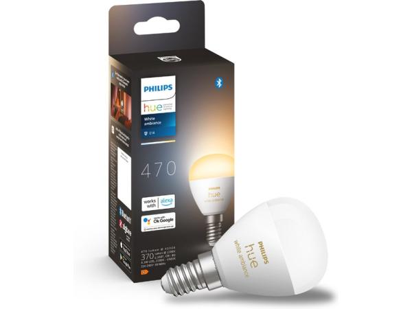 Philips Hue kogellamp war tot koelwit licht 1-pack E14