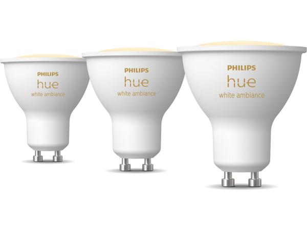 Philips Hue Spot warm-tot koelwit licht 3 pack GU10