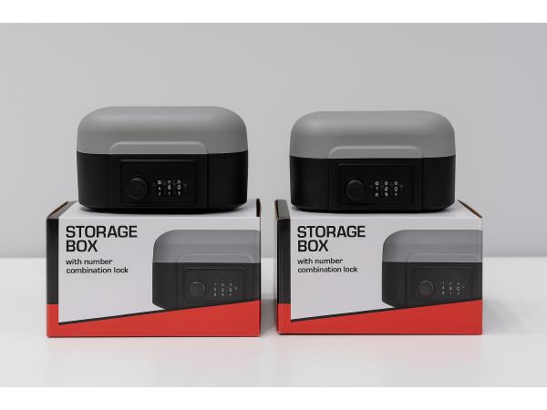 2x Walfort Storage Box met Cijferslot - Geschikt voor fiets