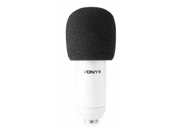  Vonyx CM300W USB studio condensator microfoon - Wit