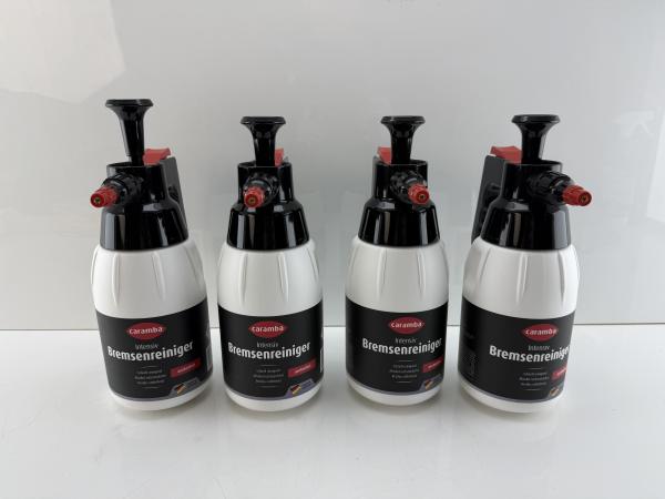 Set van 4 lege Caramba 1L spuitflessen met drukpomp