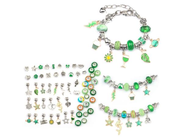 DIY armbanden set groen - Zelf sieraden maken