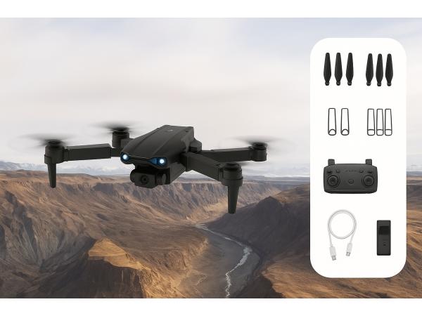 Drone - 4 assen - met verlichting en camera