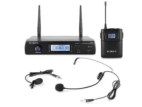 VONYX WM61B draadloze headset microfoon 