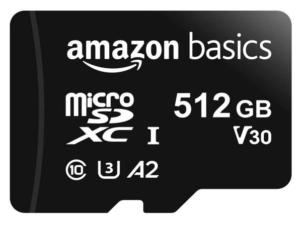 Amazon Basics Micro SDXC Memory Card met Adapter