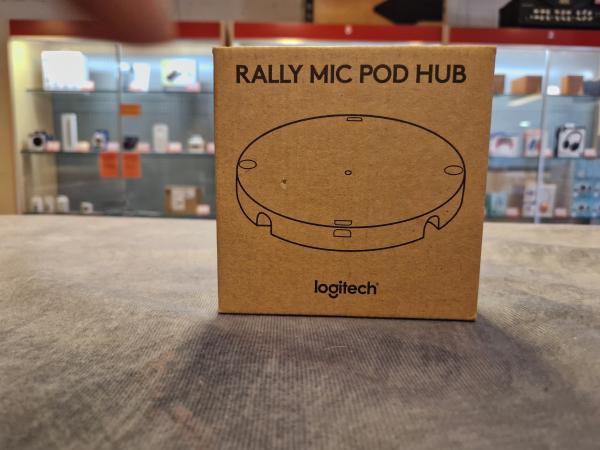 Logitech Rally Mic Pod Hub – Zwart – Nieuw in Doos