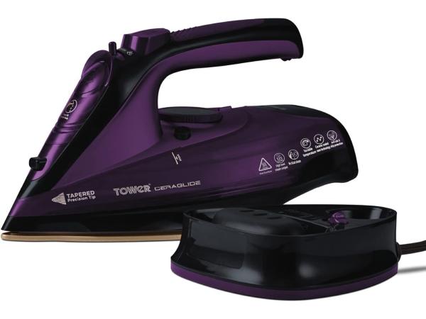 Tower T22008 CeraGlide Draadloze Strijkijzer - 2400W