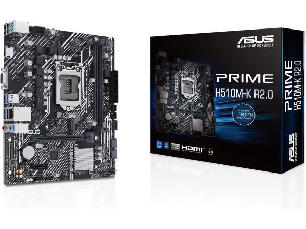 ASUS PRIME H510M-K R2.0 Intel H510 LGA 1200 Moederbord