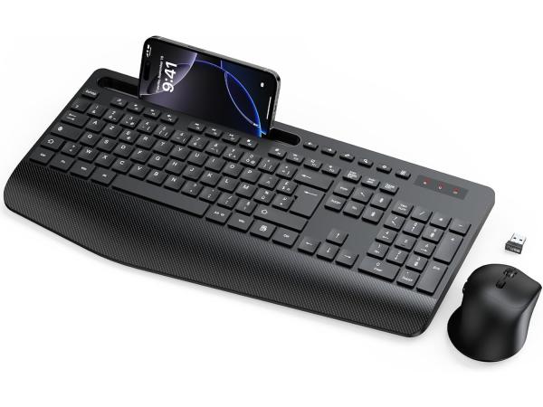 2,4 GHz draadloos toetsenbord en muis (Azerty)