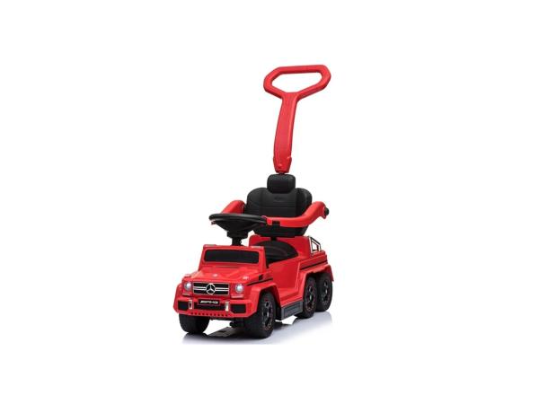 Loopauto met Duwstang Mercedes-Benz G350D Rood