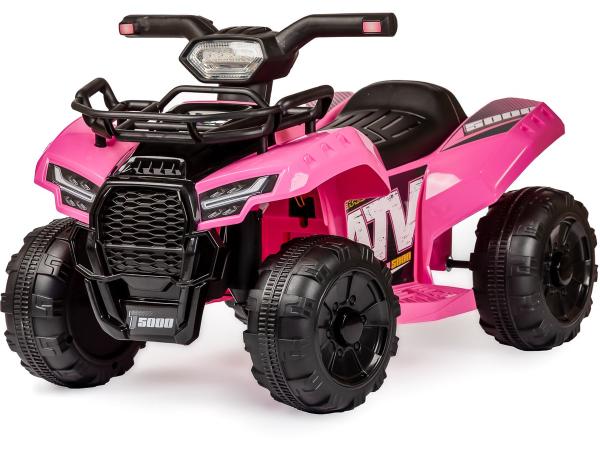 Elektrische Mini Quad 6V Elektrische Quad met Claxon roze