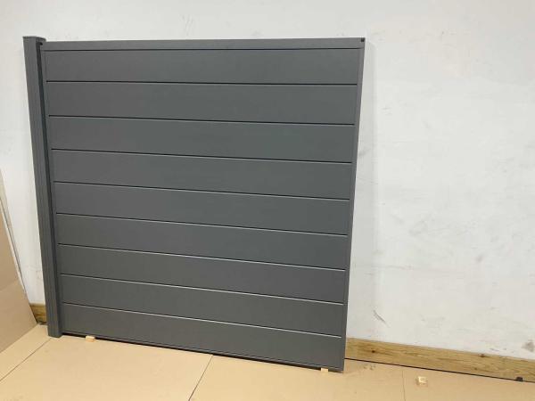 2x Aluminium tuinscherm - Antraciet - 181,5x181,5 cm