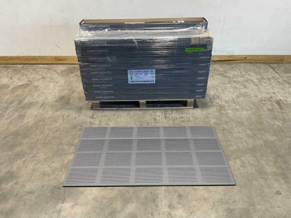 107m² HDM akoestische wandpanelen Inox Black 138,8x20,1Cm