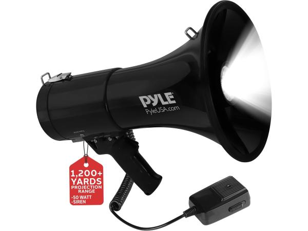 Pyle draagbare compacte PA-megafoonluidspreker - 50W