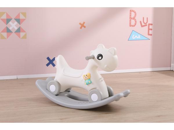 Hobbelpaard - Loopfiets 2-1 - Grijs