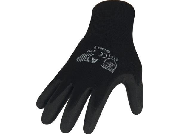 10x Asatex Handschoen | maat 8 | zwart