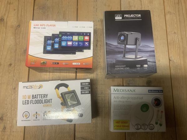 Pakket ongecontroleerde retouren