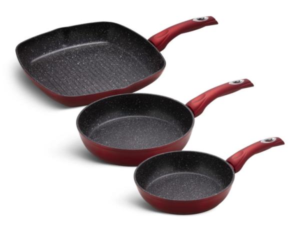 Koekenpannen set 3-delig