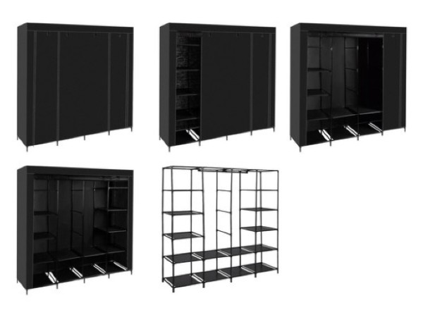Opvouwbare stoffen kledingkast 170x170cm.PNG
